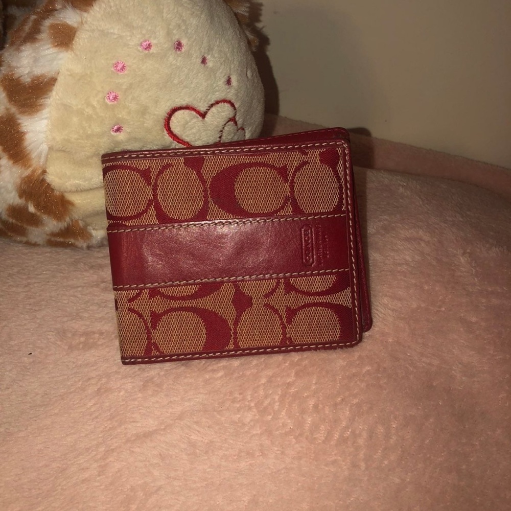 Coach bi fold wallet